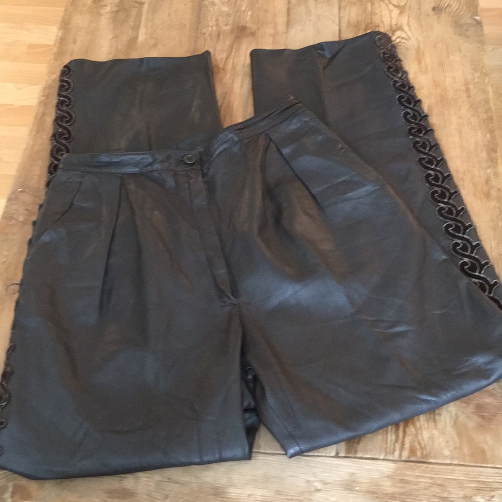 Valentino Vintage leather pants